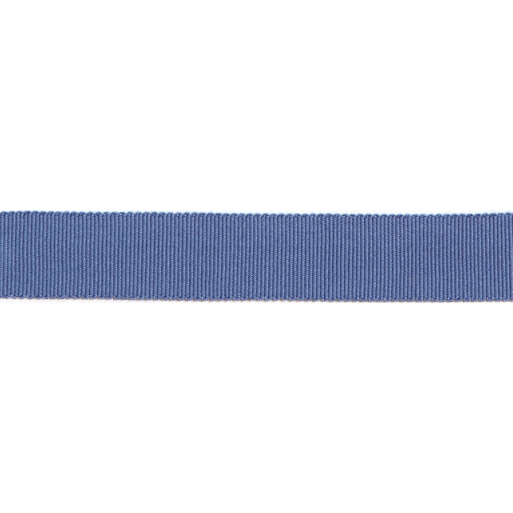 Versailles 7/8" Grosgrain Ribbon Tape Lapis by Europatex Fabric Versailles 100% Rayon 0.88 inches - Fabric Carolina -
