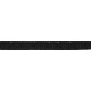 Versailles 1/8" Piping Woven Lip Cord Black by Europatex Fabric
