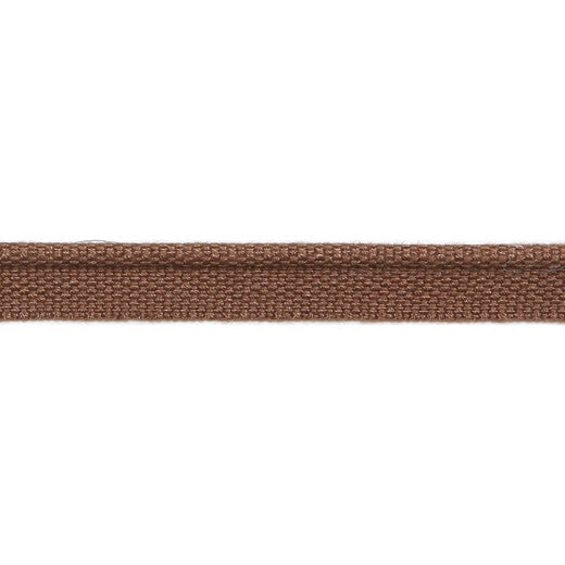 Versailles 1/8" Piping Woven Lip Cord - Chestnut by Europatex Fabric Versailles 64% Rayon, 36% Cotton China See Sample Horizontal: N/A and Vertical: N/A 0.13 inches  - Fabric Carolina -