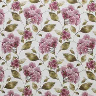 Vitina Pink 7729511000 by Carole Fabric Exclusive Brush Strokes 65% Polyester, 31% Viscose, 4% Linen TURKEY H: 21"V, 13 1/2"H  54" Minimum (See sample for specifics) - Fabric Carolina - Carole Exclusive