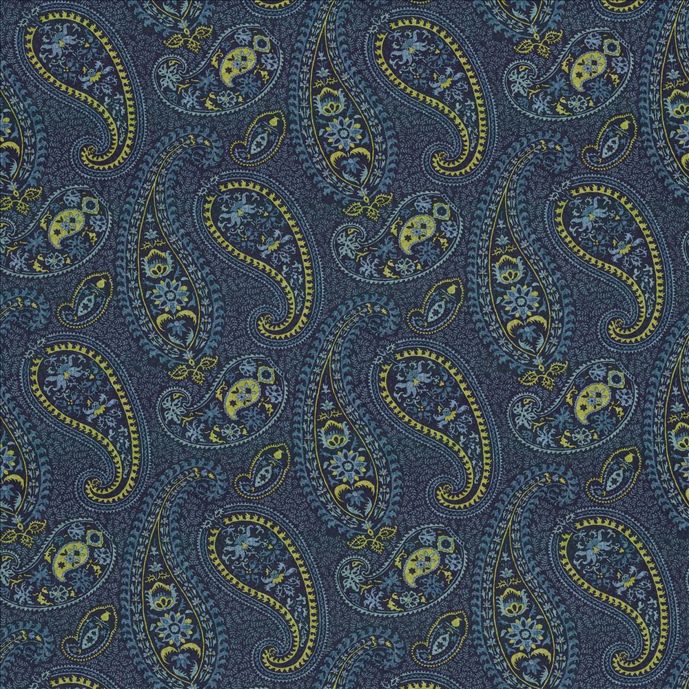 Vittorre Paisley Ceramic by Kasmir Fabric 1419 100% Cotton
 PERU </p><p>Repeat: Horizontal: 27 inches and Vertical: 27 inches 54 - Fabric Carolina -