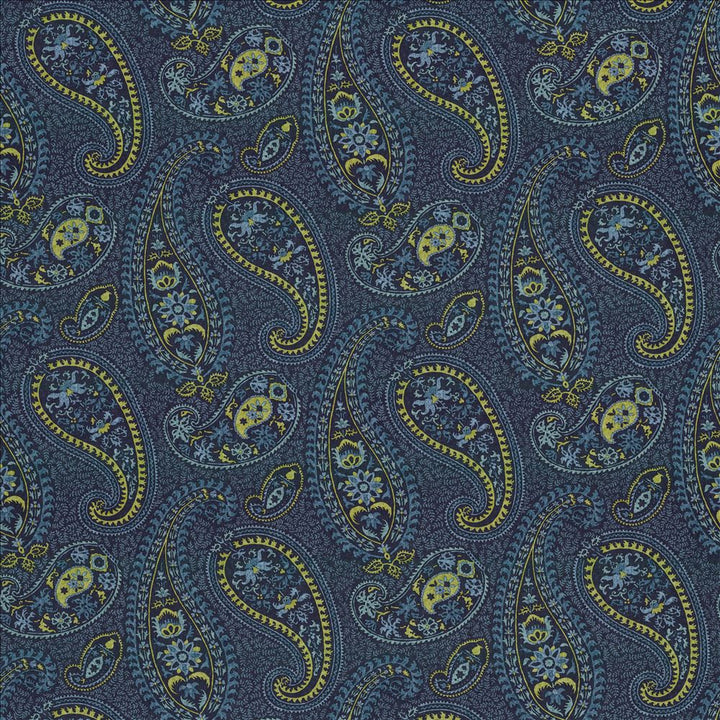 Vittorre Paisley Ceramic by Kasmir Fabric 1419 100% Cotton
 PERU </p><p>Repeat: Horizontal: 27 inches and Vertical: 27 inches 54 - Fabric Carolina -