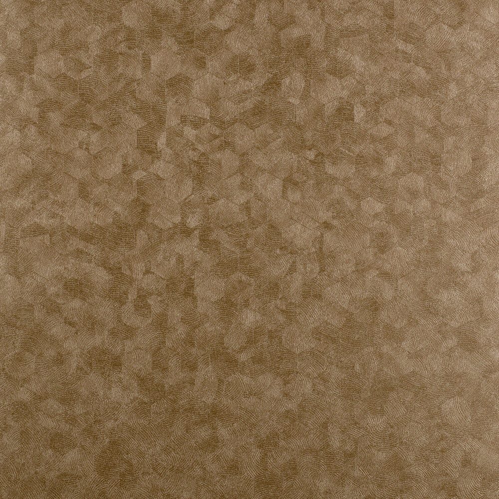 Hexagon Copper by Clarke And Clarke Wallcovering CLARKE & CLARKE REFLECTIONS WOOD PULP - 74%;BINDER - 13%;POLYESTER - 13% United Kingdom Horizontal: 20.875 and Vertical: 0 20.875 - Fabric Carolina -