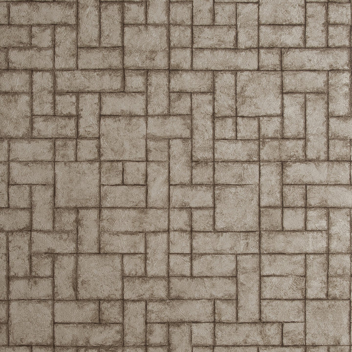 Sandstone Antique by Clarke And Clarke Wallcovering CLARKE & CLARKE REFLECTIONS WOOD PULP - 74%;BINDER - 13%;POLYESTER - 13% United Kingdom Horizontal: 20.875 and Vertical: 10.5 20.875 - Fabric Carolina -