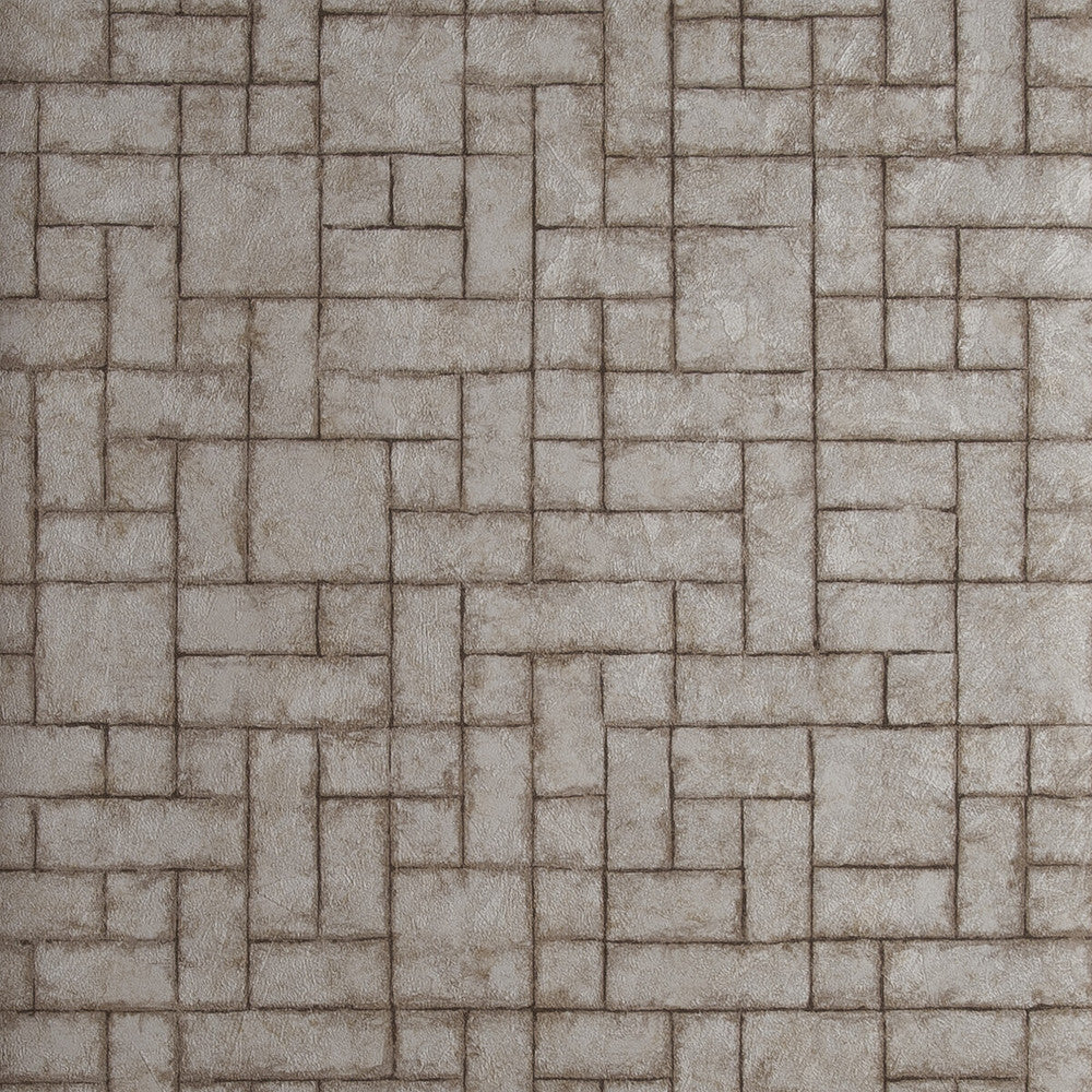 Sandstone Bronze by Clarke And Clarke Wallcovering CLARKE & CLARKE REFLECTIONS WOOD PULP - 74%;BINDER - 13%;POLYESTER - 13% United Kingdom Horizontal: 20.875 and Vertical: 10.5 20.875 - Fabric Carolina -