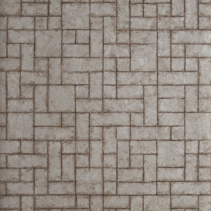 Sandstone Bronze by Clarke And Clarke Wallcovering CLARKE & CLARKE REFLECTIONS WOOD PULP - 74%;BINDER - 13%;POLYESTER - 13% United Kingdom Horizontal: 20.875 and Vertical: 10.5 20.875 - Fabric Carolina -