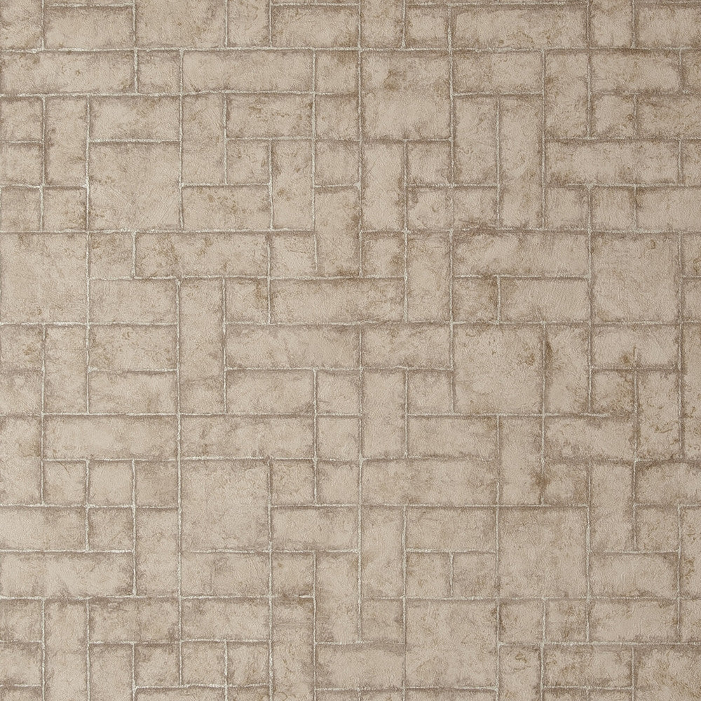 Sandstone Taupe by Clarke And Clarke Wallcovering CLARKE & CLARKE REFLECTIONS WOOD PULP - 74%;BINDER - 13%;POLYESTER - 13% United Kingdom - Horizontal: 20.875 and Vertical: 10.5 20.875 - Fabric Carolina -