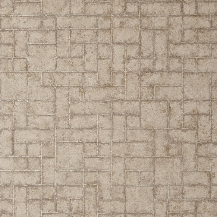 Sandstone Taupe by Clarke And Clarke Designer Wallcovering CLARKE & CLARKE REFLECTIONS WOOD PULP - 74%;BINDER - 13%;POLYESTER - 13% United Kingdom - Horizontal: 20.875 and Vertical: 10.5 20.875 - Swanky Fabrics -