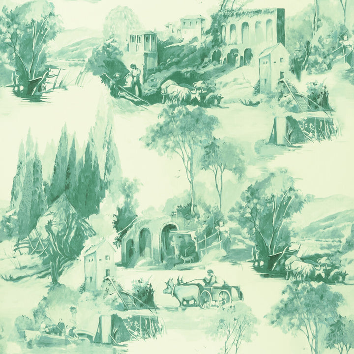 Anastacia Jade by Clarke And Clarke Wallcovering CLARKE & CLARKE COLONY Belgium Horizontal: 0 and Vertical: 20.875 20.875 - Fabric Carolina -