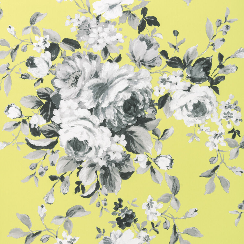 Emeline Citron by Clarke And Clarke Wallcovering CLARKE & CLARKE COLONY - Belgium - Horizontal: 0 and Vertical: 20.875 20.875 - Fabric Carolina -