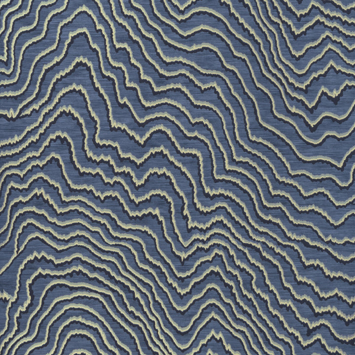 Fiji Indigo by Clarke And Clarke Wallcovering CLARKE & CLARKE COLONY Belgium Horizontal: 0 and Vertical: 20.875 20.875 - Fabric Carolina -