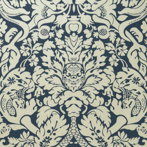 Valentina Midnight by Clarke And Clarke Wallcovering