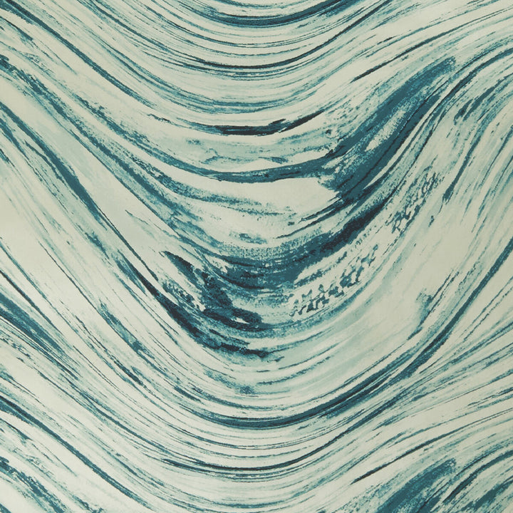 Agata Teal/Gold by Clarke And Clarke Wallcovering CLARKE & CLARKE BOTANICA United Kingdom Horizontal: and Vertical: 20.5 - Fabric Carolina -