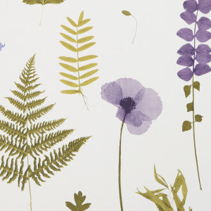 Herbarium Heather by Clarke And Clarke Wallcovering