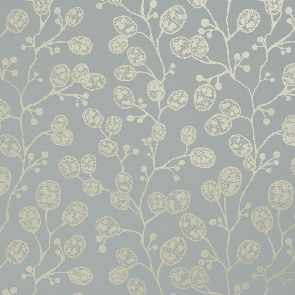 Honesty Mineral/Gold by Clarke And Clarke Wallcovering CLARKE & CLARKE BOTANICA United Kingdom Horizontal: and Vertical: 20.5 - Fabric Carolina -