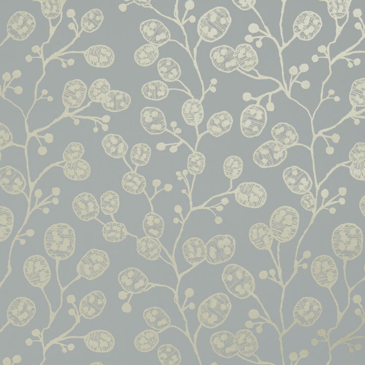 Honesty Mineral/Gold by Clarke And Clarke Wallcovering CLARKE & CLARKE BOTANICA United Kingdom Horizontal: and Vertical: 20.5 - Fabric Carolina -