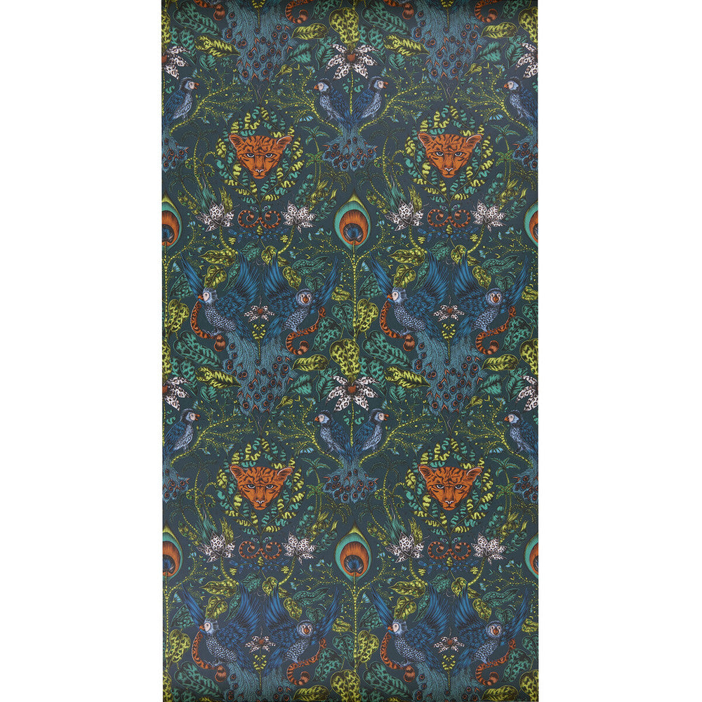 Amazon Navy by Clarke And Clarke Wallcovering Clarke And Clarke Wallcovering Amazon NavyWallcovering ANIMALIA BY EMMA J SHIPLEY FOR C&C United Kingdom </p><p>Repeat: H: 0, V: 18 20.5 - Fabric Carolina -