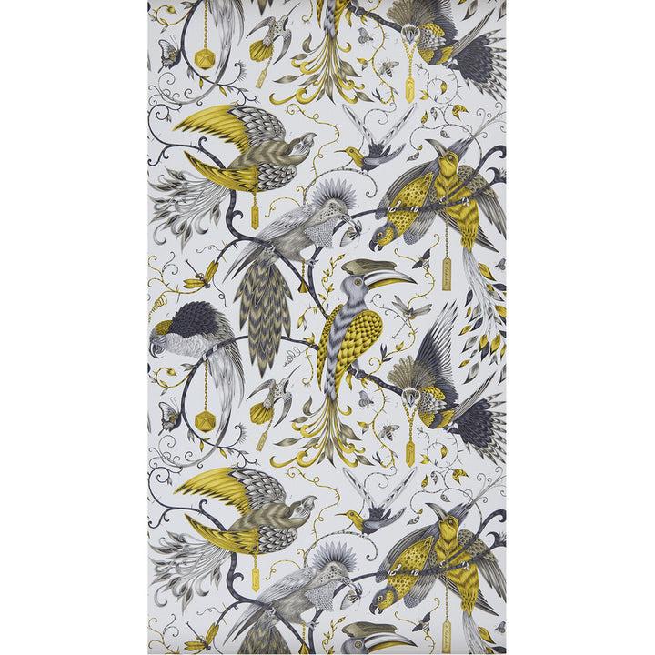 Audubon Gold by Clarke And Clarke Wallcovering ANIMALIA BY EMMA J SHIPLEY FOR C&C NON WOVEN - 100% United Kingdom - Horizontal: 0 and Vertical: 20.5 20.5 - Fabric Carolina -