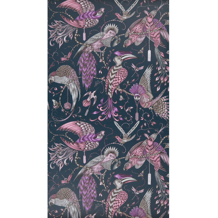 Audubon Pink by Clarke And Clarke Wallcovering ANIMALIA BY EMMA J SHIPLEY FOR C&C NON WOVEN - 100% United Kingdom - Horizontal: 0 and Vertical: 20.5 20.5 - Fabric Carolina -
