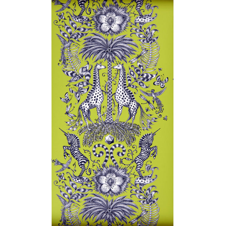 Kruger Lime by Clarke And Clarke Wallcovering Clarke And Clarke Wallcovering Kruger LimeWallcovering ANIMALIA BY EMMA J SHIPLEY FOR C&C United Kingdom </p><p>Repeat: H: 0, V: 27.125 20.5 - Fabric Carolina -
