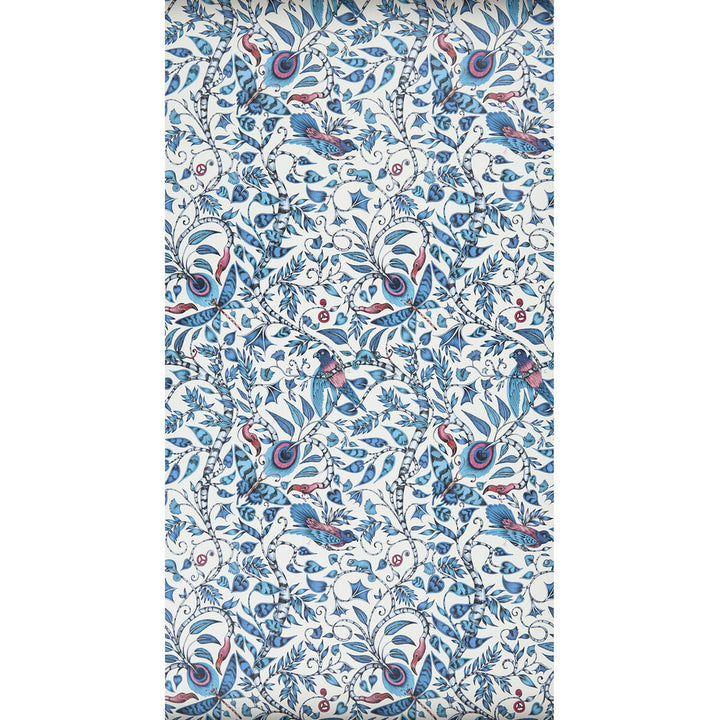 Rousseau Blue by Clarke And Clarke Wallcovering ANIMALIA BY EMMA J SHIPLEY FOR C&C - United Kingdom - Horizontal: 0 and Vertical: 20.5 20.5 - Fabric Carolina -
