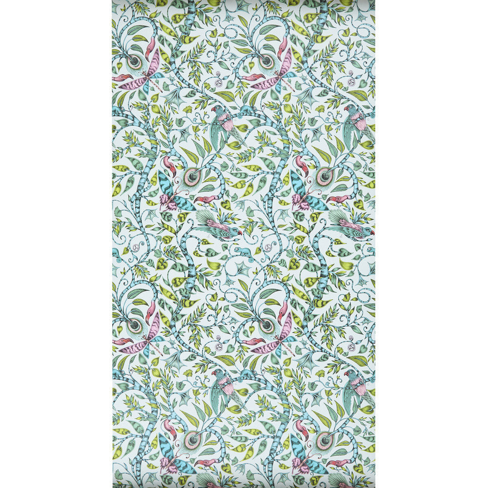 Rousseau Eggshell by Clarke And Clarke Designer Wallcovering ANIMALIA BY EMMA J SHIPLEY FOR C&C United Kingdom Horizontal: 0 and Vertical: 20.5 20.5 - Swanky Fabrics -