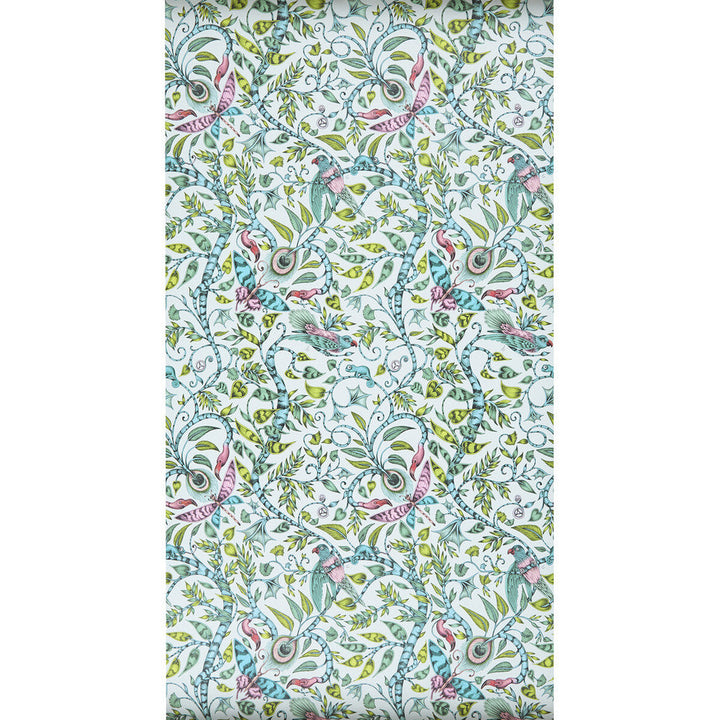 Rousseau Eggshell by Clarke And Clarke Designer Wallcovering ANIMALIA BY EMMA J SHIPLEY FOR C&C - United Kingdom - Horizontal: 0 and Vertical: 20.5 20.5 - Swanky Fabrics -