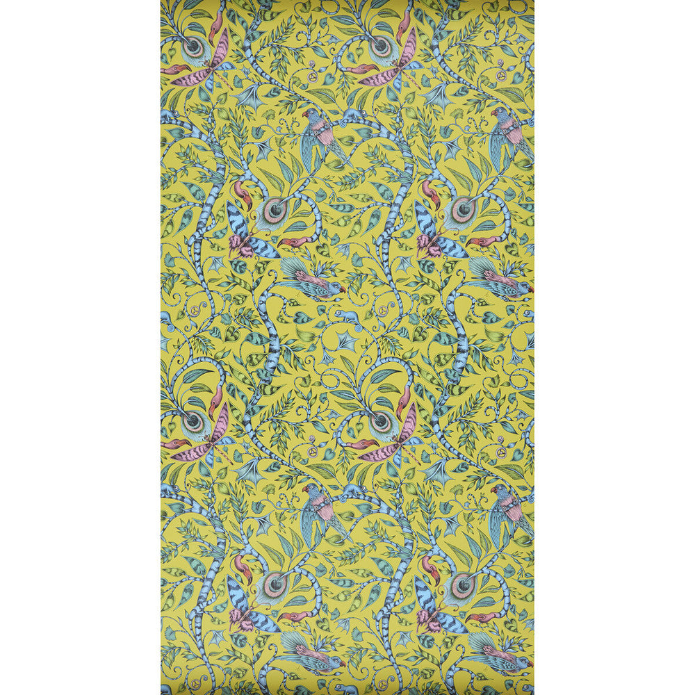 Rousseau Lime by Clarke And Clarke Wallcovering ANIMALIA BY EMMA J SHIPLEY FOR C&C - United Kingdom - Horizontal: 0 and Vertical: 20.5 20.5 - Fabric Carolina -