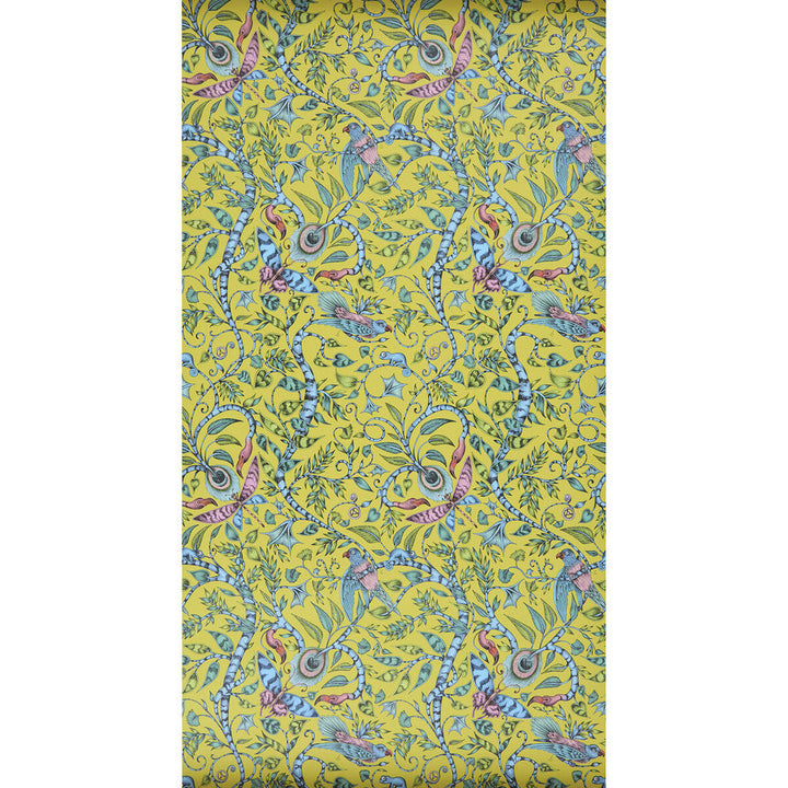 Rousseau Lime by Clarke And Clarke Designer Wallcovering ANIMALIA BY EMMA J SHIPLEY FOR C&C - United Kingdom - Horizontal: 0 and Vertical: 20.5 20.5 - Swanky Fabrics -
