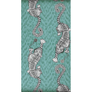 Tigris Teal by Clarke And Clarke Wallcovering