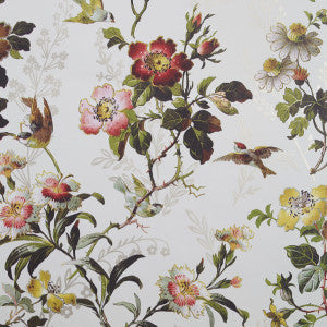 Leighton Wp Ivory by Clarke And Clarke Wallcovering