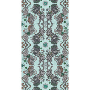 Caspian Wp Aqua by Clarke And Clarke Wallcovering