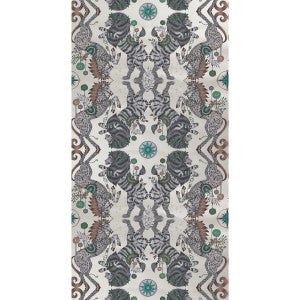 Caspian Wp Gilver by Clarke And Clarke Wallcovering