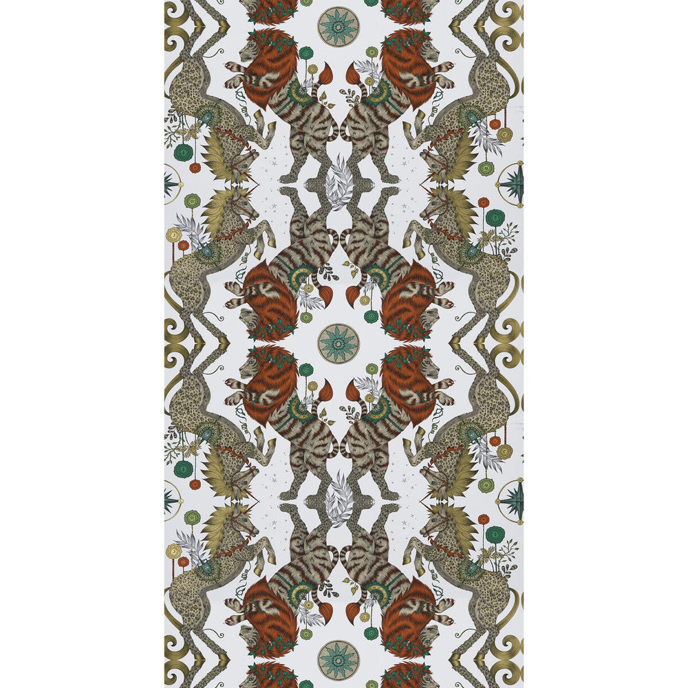 Caspian Wp Gold by Clarke And Clarke Wallcovering WILDERIE BY EMMA J SHIPLEY FOR C&C NON WOVEN - 100% United Kingdom Horizontal: 0 and Vertical: 18 21 - Fabric Carolina -