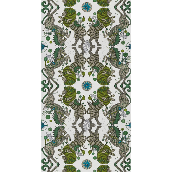 Caspian Wp Lime by Clarke And Clarke Wallcovering WILDERIE BY EMMA J SHIPLEY FOR C&C NON WOVEN - 100% United Kingdom Horizontal: 0 and Vertical: 18 21 - Fabric Carolina -
