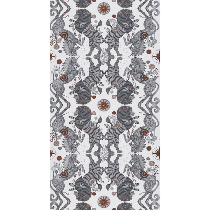 Caspian Wp Nude by Clarke And Clarke Wallcovering WILDERIE BY EMMA J SHIPLEY FOR C&C NON WOVEN - 100% United Kingdom Horizontal: 0 and Vertical: 18 21 - Fabric Carolina -
