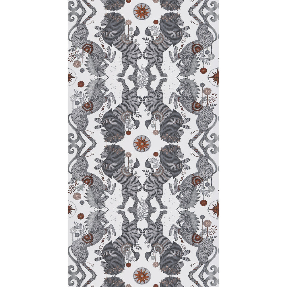 Caspian Wp Nude by Clarke And Clarke Wallcovering WILDERIE BY EMMA J SHIPLEY FOR C&C NON WOVEN - 100% United Kingdom Horizontal: 0 and Vertical: 18 21 - Fabric Carolina -