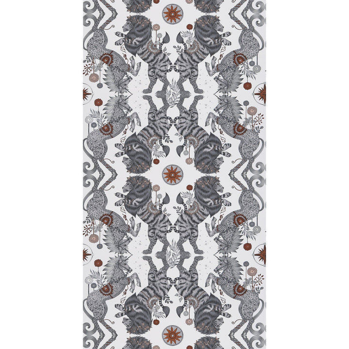 Caspian Wp Nude by Clarke And Clarke Designer Wallcovering WILDERIE BY EMMA J SHIPLEY FOR C&C NON WOVEN - 100% United Kingdom Horizontal: 0 and Vertical: 18 21 - Swanky Fabrics -
