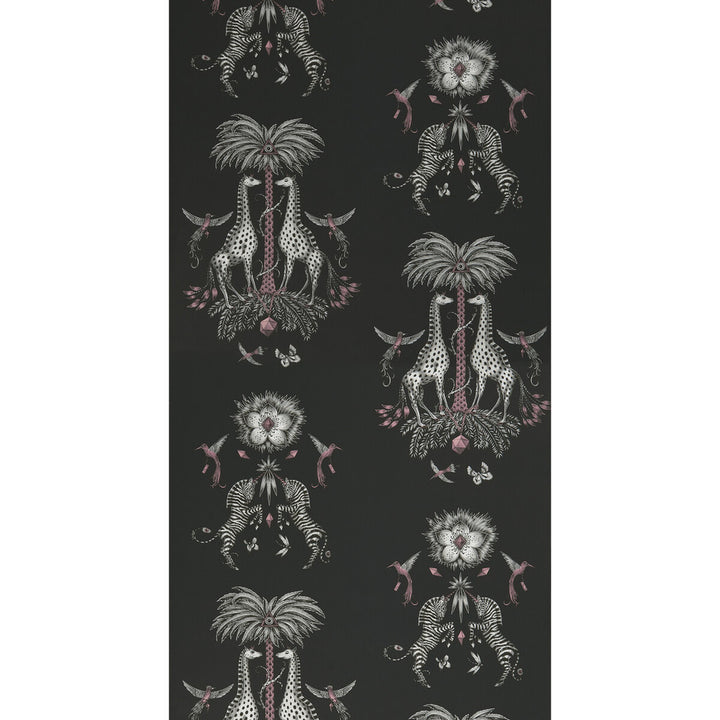 Creatura Charcoal by Clarke And Clarke Wallcovering WILDERIE BY EMMA J SHIPLEY FOR C&C NON WOVEN - 100% United Kingdom Horizontal: 0 and Vertical: 25.24 21 - Fabric Carolina -