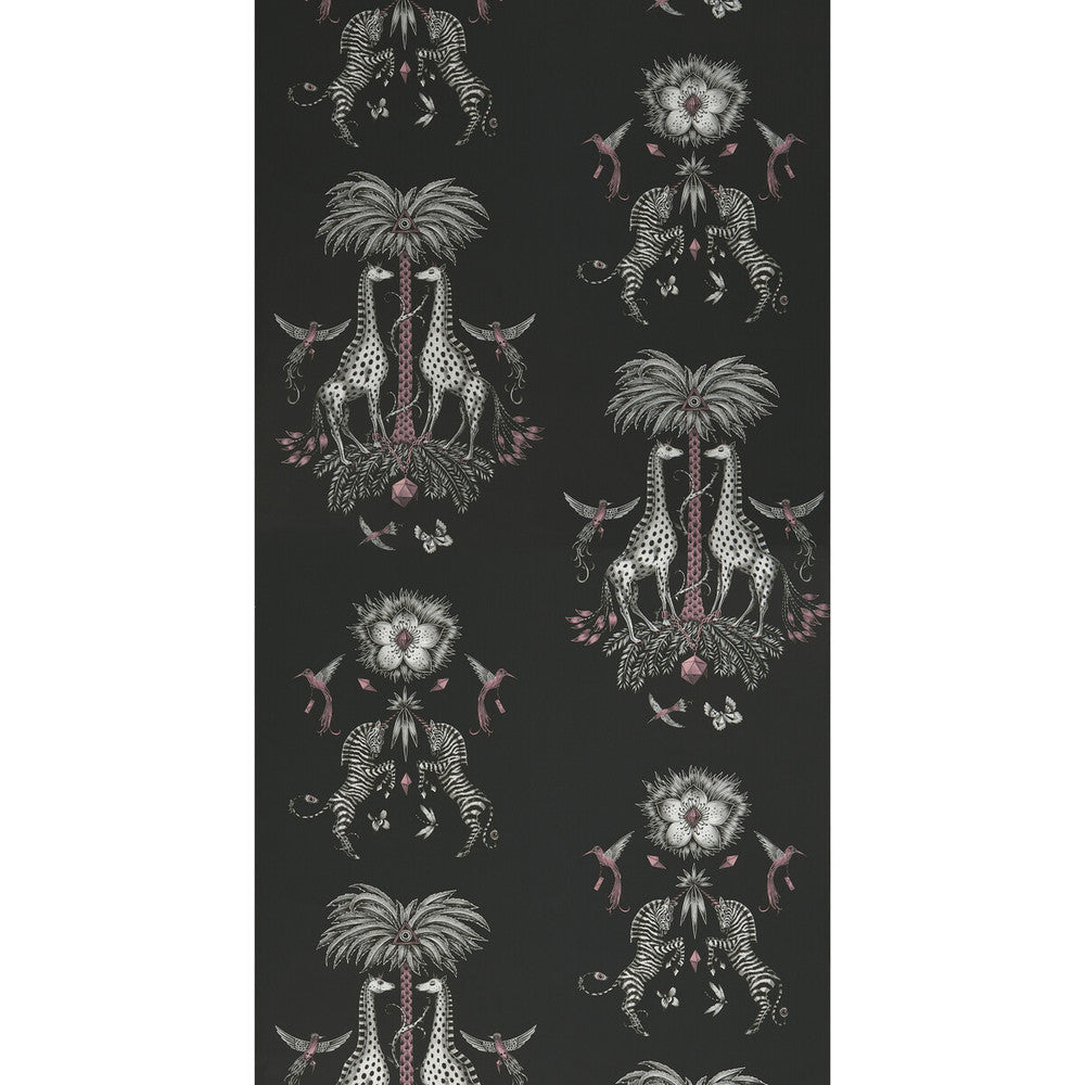 Creatura Charcoal by Clarke And Clarke Wallcovering WILDERIE BY EMMA J SHIPLEY FOR C&C NON WOVEN - 100% United Kingdom Horizontal: 0 and Vertical: 25.24 21 - Fabric Carolina -