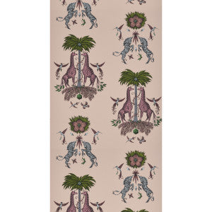 Creatura Pink by Clarke And Clarke Wallcovering