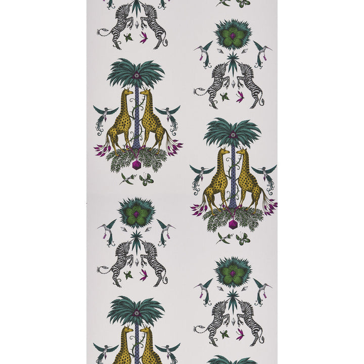 Creatura Yellow by Clarke And Clarke Designer Wallcovering WILDERIE BY EMMA J SHIPLEY FOR C&C NON WOVEN - 100% United Kingdom Horizontal: 0 and Vertical: 25.24 21 - Swanky Fabrics -