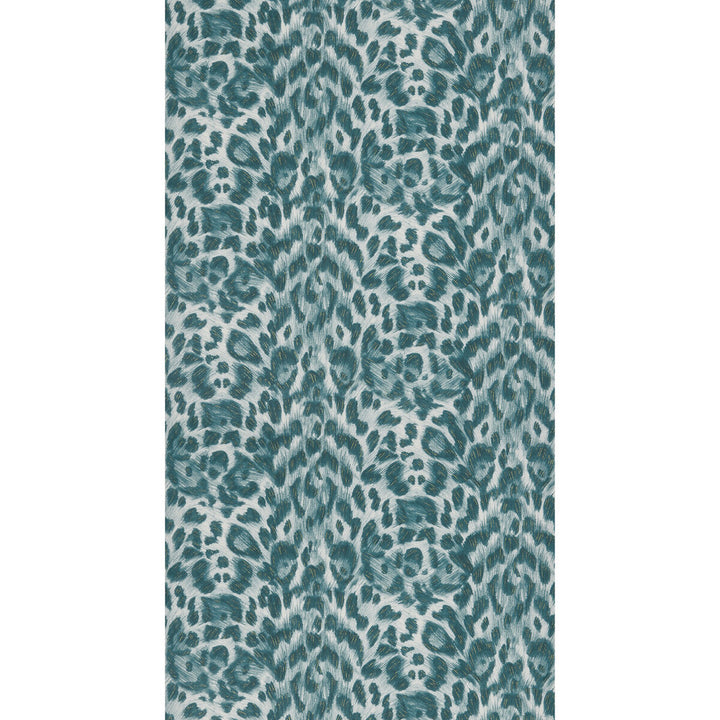 Felis Teal/Lime by Clarke And Clarke Wallcovering WILDERIE BY EMMA J SHIPLEY FOR C&C NON WOVEN - 100% United Kingdom Horizontal: 0 and Vertical: 10.24 21 - Fabric Carolina -