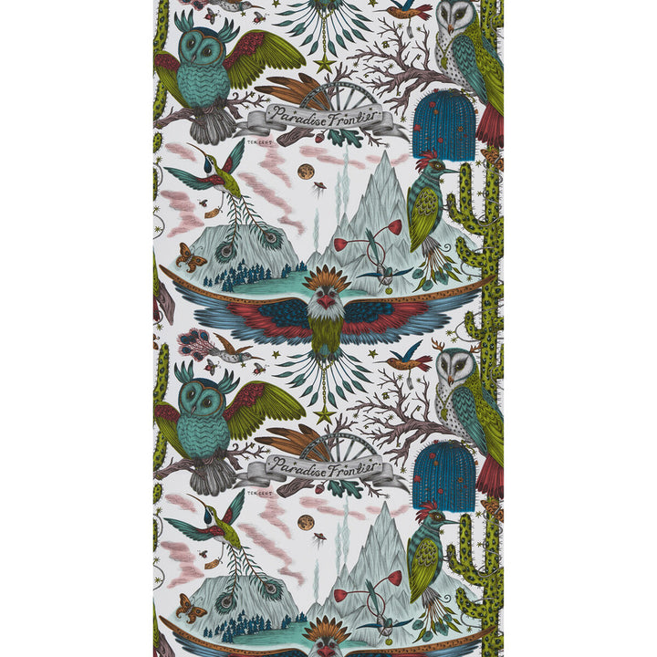 Frontier Green by Clarke And Clarke Wallcovering WILDERIE BY EMMA J SHIPLEY FOR C&C NON WOVEN - 100% United Kingdom Horizontal: 0 and Vertical: 20.48 21 - Fabric Carolina -