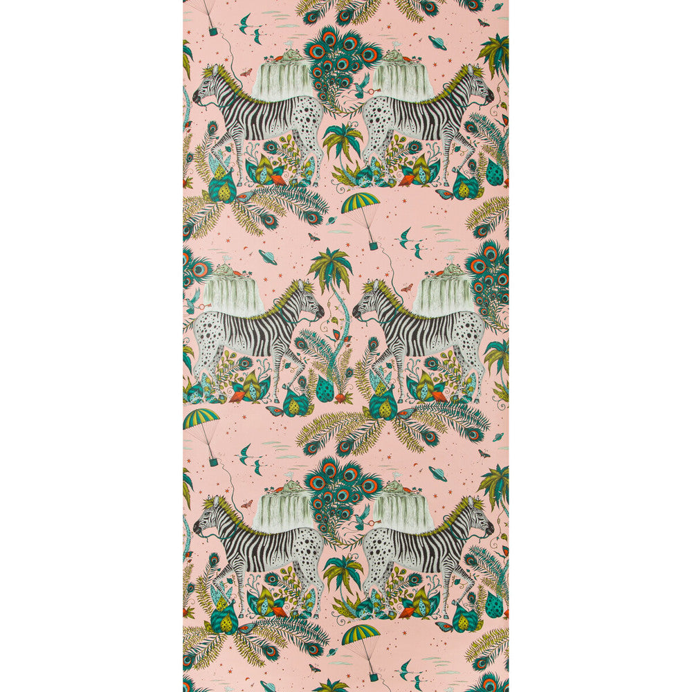 Lost World Pink by Clarke And Clarke Wallcovering WILDERIE BY EMMA J SHIPLEY FOR C&C NON WOVEN - 100% United Kingdom Horizontal: 0 and Vertical: 27.01 21 - Fabric Carolina -