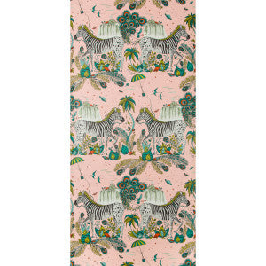 Lost World Pink by Clarke And Clarke Wallcovering