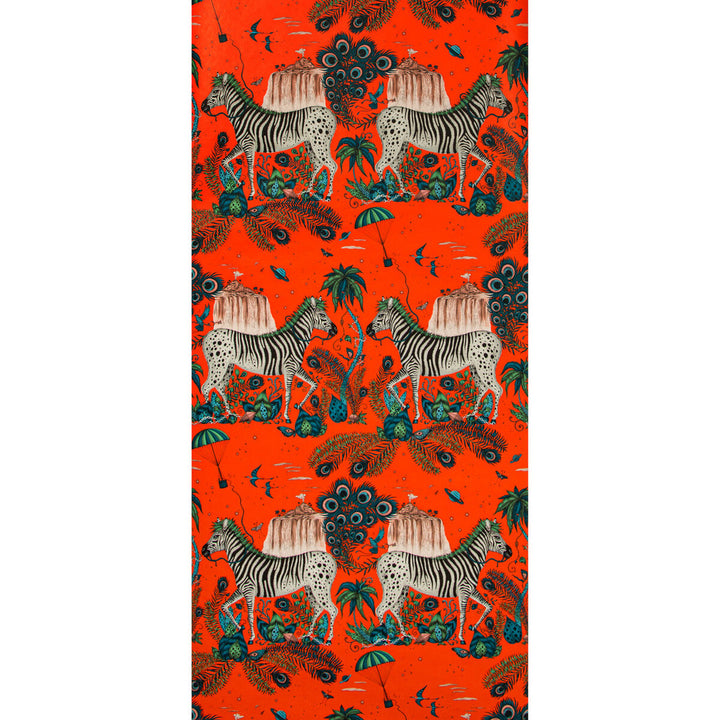 Lost World Red by Clarke And Clarke Wallcovering Clarke And Clarke Wallcovering Lost World Red Wallcovering WILDERIE BY EMMA J SHIPLEY FOR C&C NON WOVEN - 100% United Kingdom </p><p>Repeat: H: 0, V: 27.01 21 - Fabric Carolina -