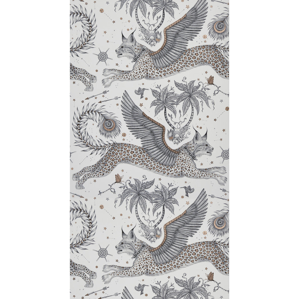 Lynx Nude by Clarke And Clarke Wallcovering WILDERIE BY EMMA J SHIPLEY FOR C&C NON WOVEN - 100% United Kingdom Horizontal: 0 and Vertical: 25.24 21 - Fabric Carolina -