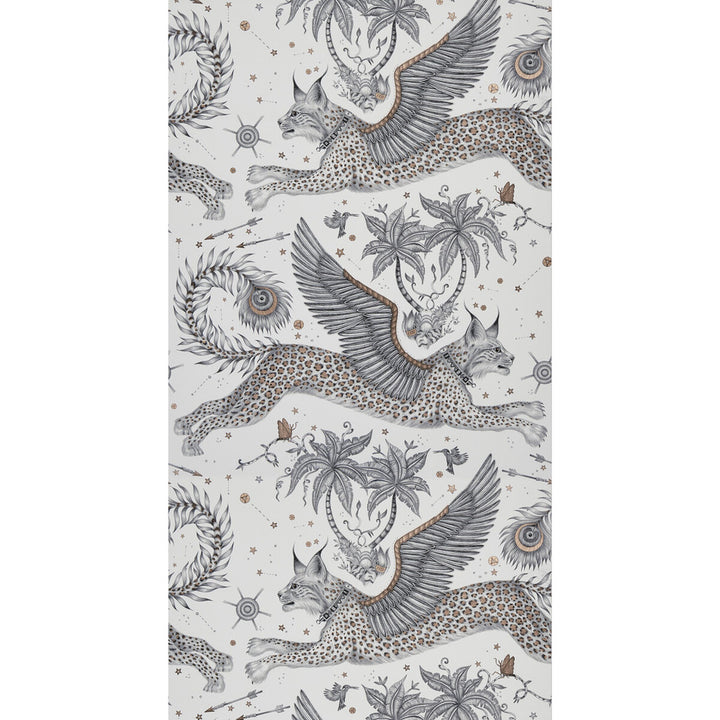 Lynx Nude by Clarke And Clarke Wallcovering WILDERIE BY EMMA J SHIPLEY FOR C&C NON WOVEN - 100% United Kingdom Horizontal: 0 and Vertical: 25.24 21 - Fabric Carolina -