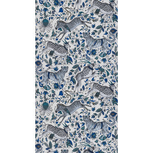 Protea Blue by Clarke And Clarke Wallcovering